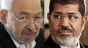 Mohammed Morsi Rached Ghannouchi 