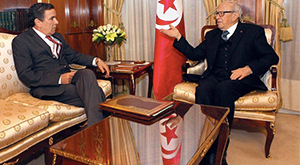 Farhat Horchani et Beji Caid Essebsi