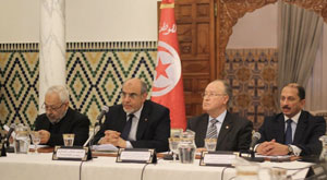 Ghannouchi, Jebali, Ben Jaâfar et Abbou