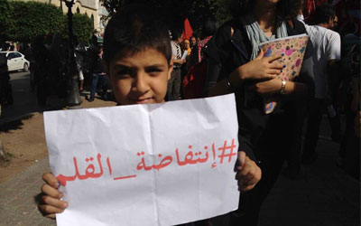 manif eleves 10 24 2