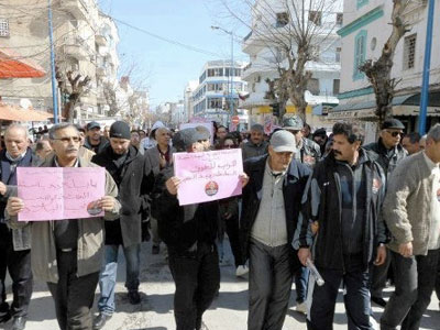 Marche à Bizerte contre la violence salafiste