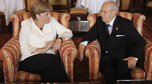 Angela Merkel et Beji Caid Essebsi