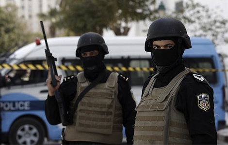 Brigade antiterroriste au Bardo 