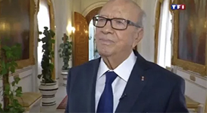 Caid Essebsi a TF1