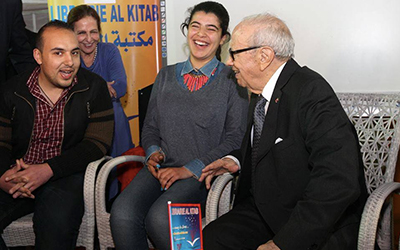 Caid Essebsi à la Foire du Livre 