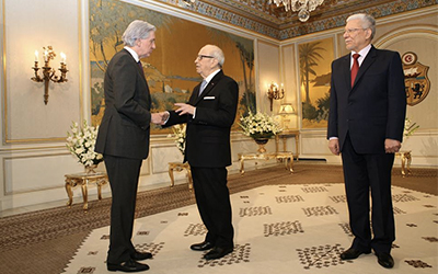 Francois Gouyette et beji Caid Essebsi