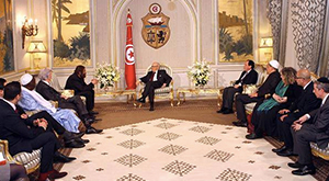 Religieux francais chez Caid Essebsi