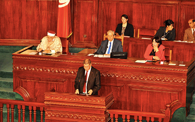 Discours de Habib Essid à l'Assemblée