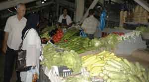 Marché de légumes 