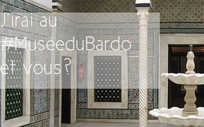 Rassemblement au Musée du Bardo