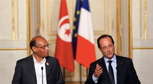 Hollande en Tunisie, après que «les Tunisiens se dotent d'un nouveau Parlement»