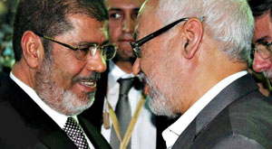 Mohamed Morsi  Rached Ghannouchi