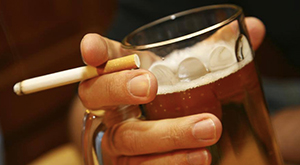 Biere-et-cigarette