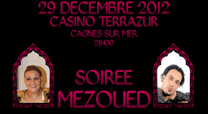 Soirée de «Mezoued» tunisien by Fatma Bousahaà la Côte d'Azur