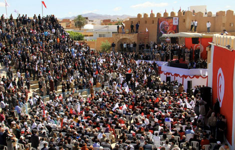 Meeting Nida Tounes à Gafsa