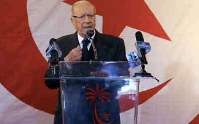 Caid Essebsi meeting de Sousse