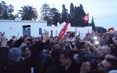 Hommage à Chokri Belaid à La Marsa