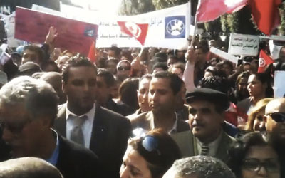 Marche de la journée internationale de la femme Tunis