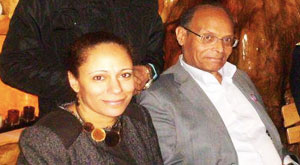 Moncef Marzouki Sihem Badi