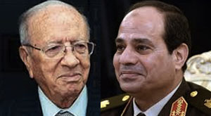 Caid Essebsi et Sissi