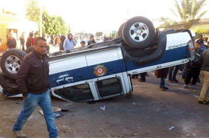 vehicule police renverse tataouine 1 9