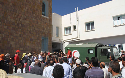 Rassemblement-hopital-Kasserine
