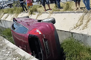 Accident-route-de-La-Marsa-Ford-Fiesta