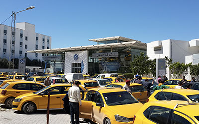 Taxis-Polo-Ennakl-sit-in