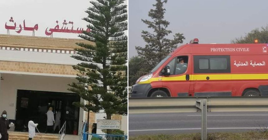 Gabès : Une collision entre un bus et une voiture, à Mareth, fait un mort et 3 blessés