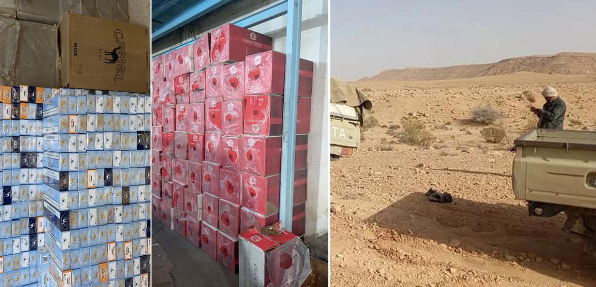 Tataouine : Saisie de 57500 paquets de cigarettes de contrebande (Douane tunisienne)