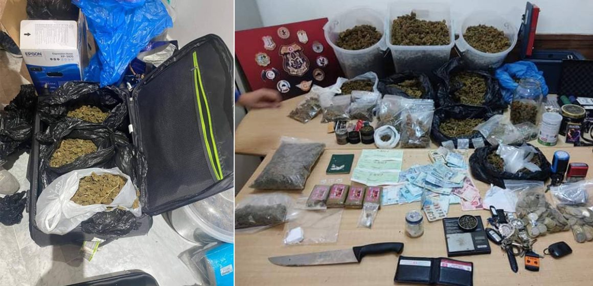 Un réseau international de trafic de drogue démantelé à Gammarth : De la cocaïne et plus de 7 kg de marijuana saisis