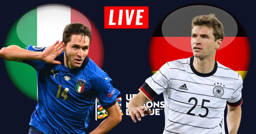Italie vs Allemagne en live streaming : Ligue des Nations 2022