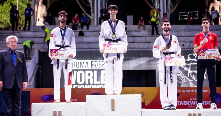 Taekwondo : Le Tunisien Khalil Jendoubi décroche l’argent au Grand Prix de Rome