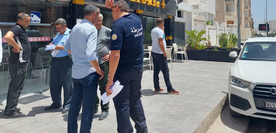Tunisie : Campagne contre l’exploitation illégale des trottoirs à Sousse (Photos)