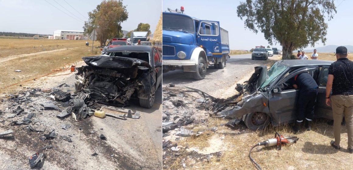 Zaghouan : Un mort et un blessé dans un accident de la route à El-Fahs