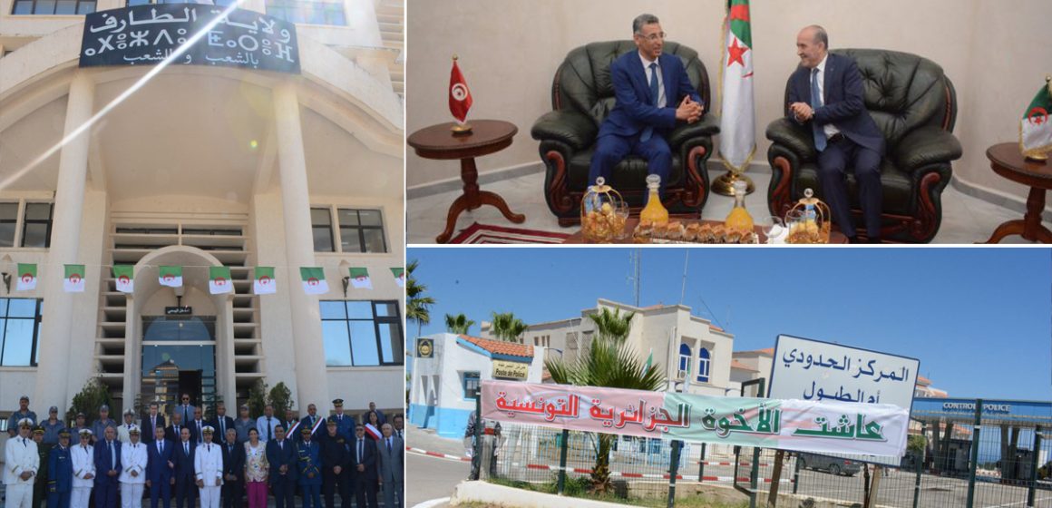 Tunisie-Algérie : Taoufik Charfeddine et Kamel Beldjoud préparent la réouverture des frontières terrestres (Photos)