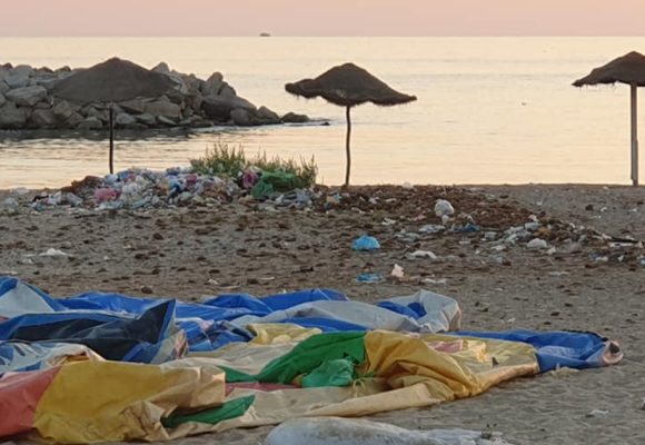 Tunisie : Les plages de Hammam-Lif défigurées par les déchets !