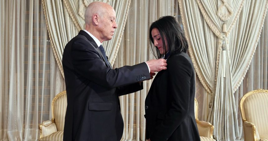 Tunisie : Ons Jabeur décorée par le président de la république (Photos & Vidéo)