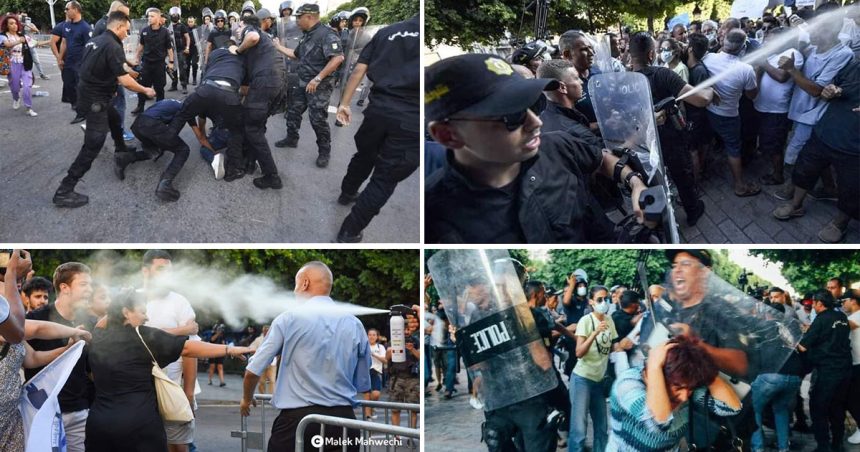 Tunisie : des Ong dénoncent l’utilisation de la police et de la justice pour réprimer les manifestations