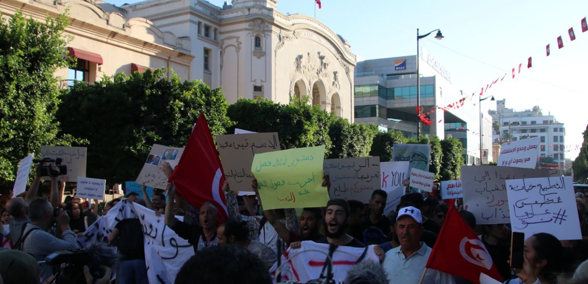 Zied Ghanney : Libération des manifestants arrêtés, hier, à l’Av. Bourguiba de Tunis