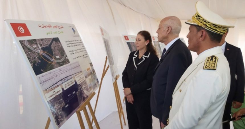 Tunisie : Kaïs Saïed donne le coup d’envoi des travaux du nouveau pont à Bizerte
