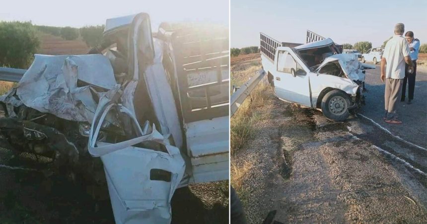 Tunisie : Deux morts et deux blessés dans un accident de la route à Sidi Bouzid