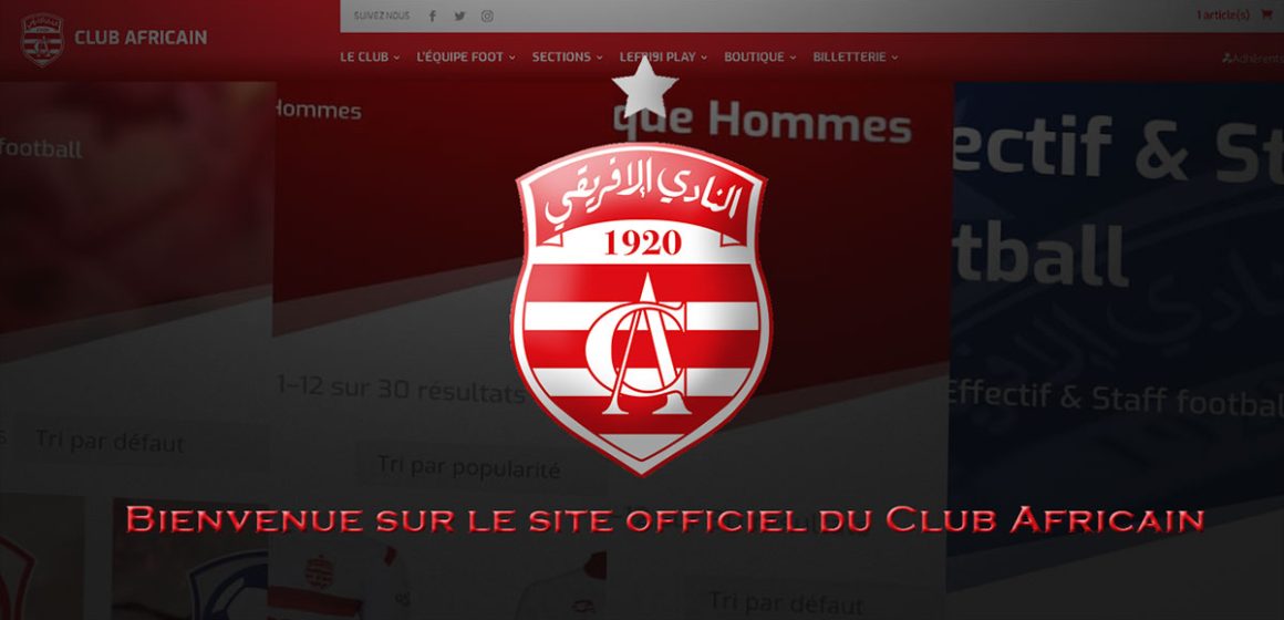 Tunisie : le Club Africain relooke son site web