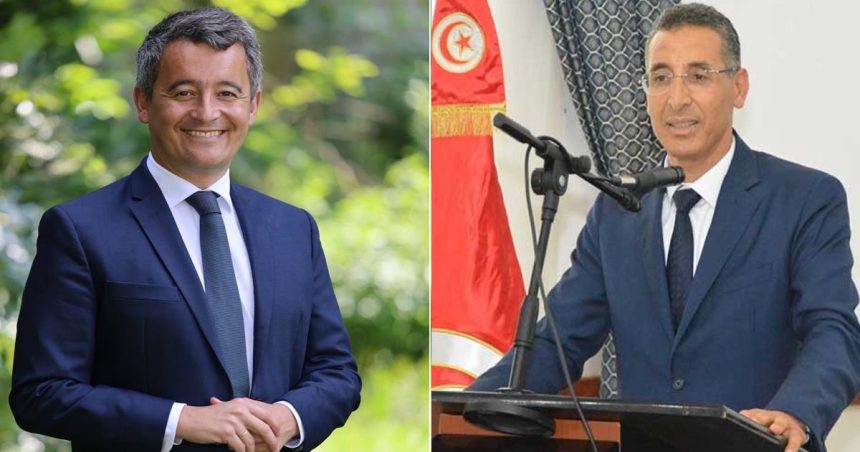 Normalisation par la France des modalités de délivrance des visas en Tunisie (Entretien téléphonique entre Charfeddine et Darmanin)