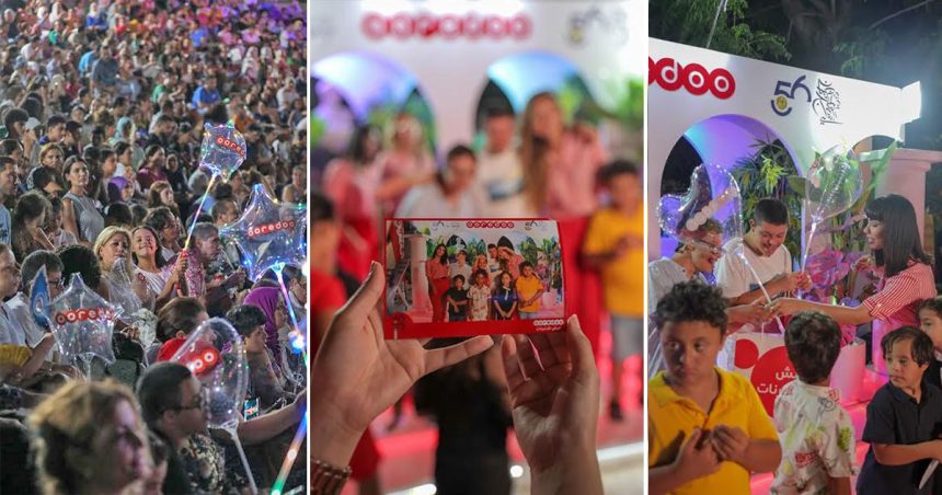 Les enfants de l’association Arc en Ciel au Festival de Carthage grâce à Ooredoo