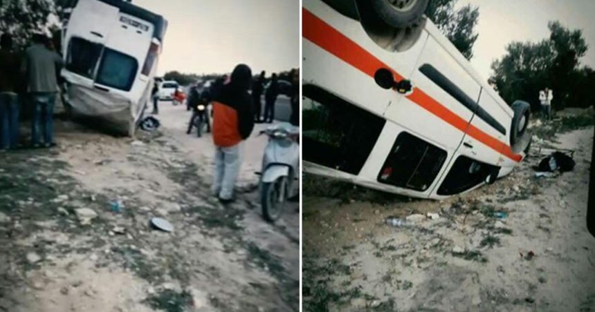 Accident de la route à Endfidha : 2 morts et 8 blessés