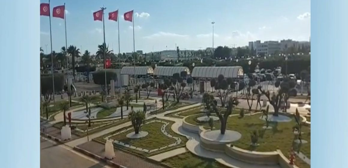 Tunis-Carthage : Fin des travaux de réaménagement de l’espace extérieur de l’aéroport (Vidéo)
