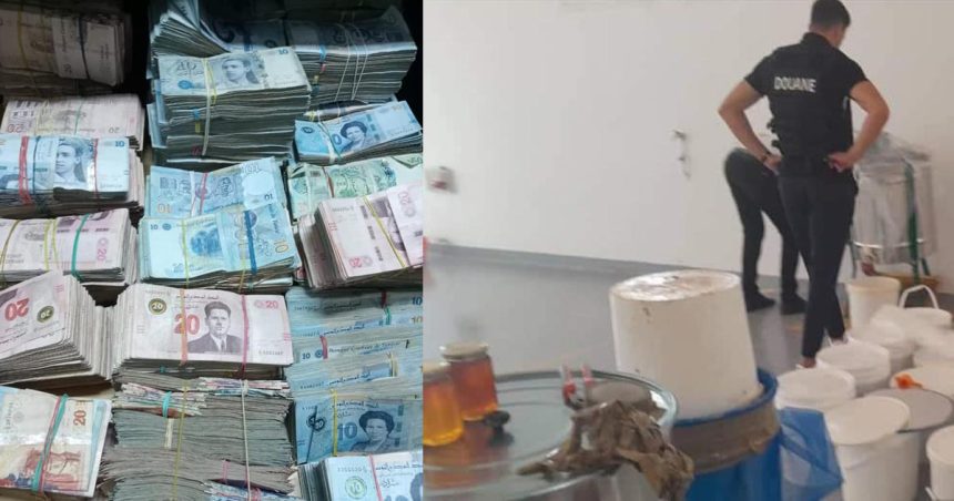Tunisie : Saisie de marchandises de contrebande et de l’argent de source inconnue, d’une valeur 960.000 DT