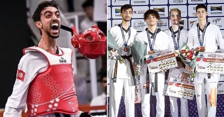 Taekwondo : Le Tunisien Khalil Jendoubi décroche l’argent au Grand Prix de Paris
