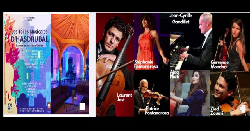 Les Toiles musicales d’Hasdrubal : Hammamet célèbre la musique, la poésie et la peinture